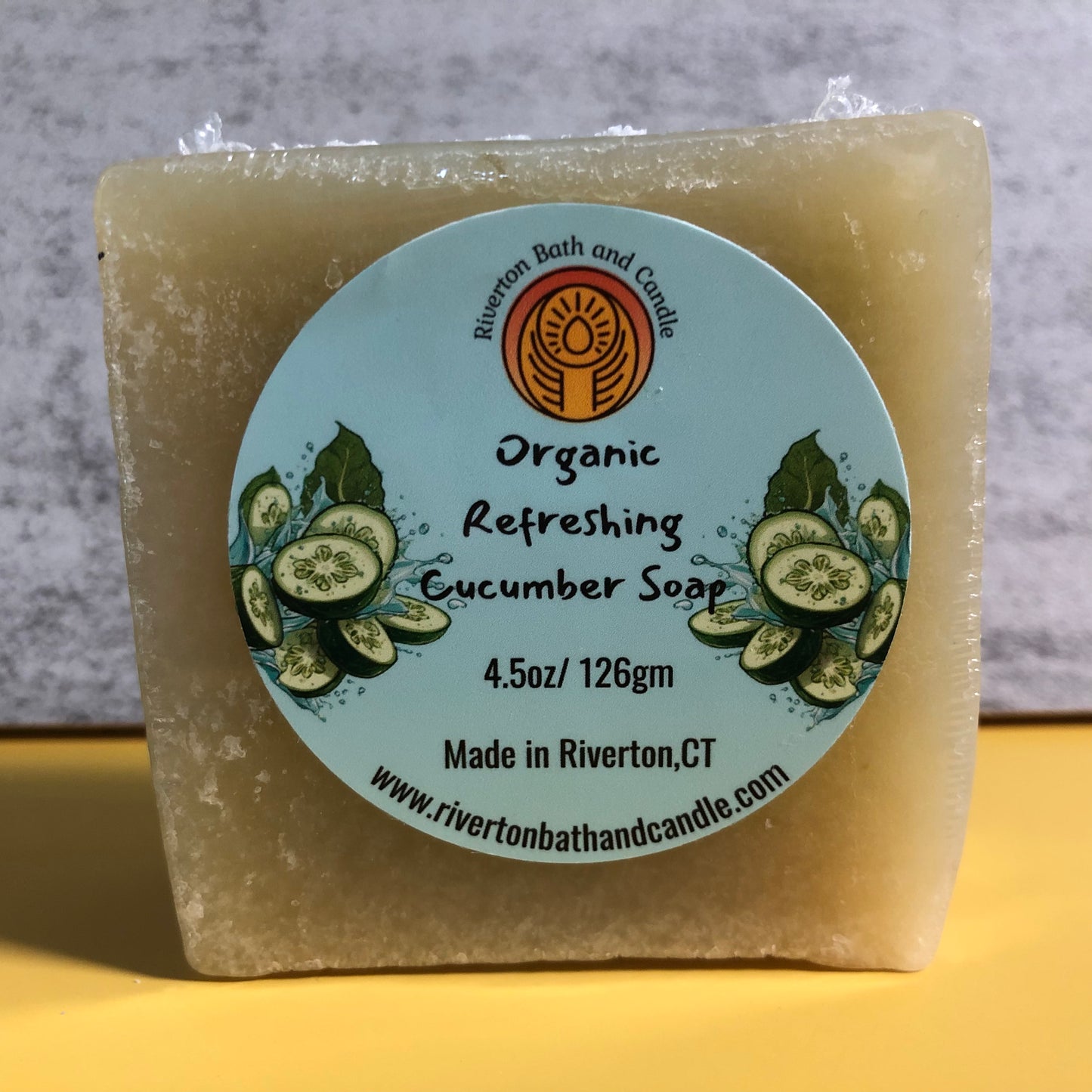 Refreshing Organic Cucumber and Aloe Body Soap